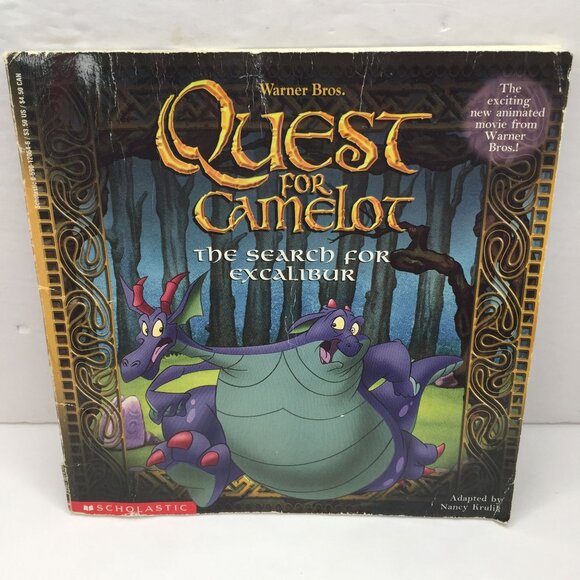 Lot 4 Kids Books Quest Camelot 3 Billy-Goats Gruff Haunted House Christmas Carol - Picture 9 of 14